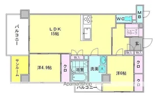 ALIVIO76【3階】の間取り