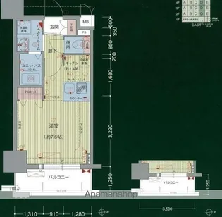 プレサンスSAKAE白川公園【5階】の間取り