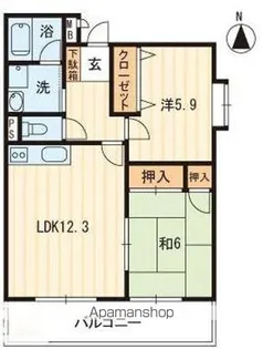 エトワール太田【3階】の間取り