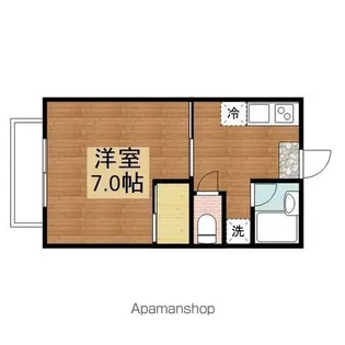 シャルマンドミール B棟【12号室】の間取り