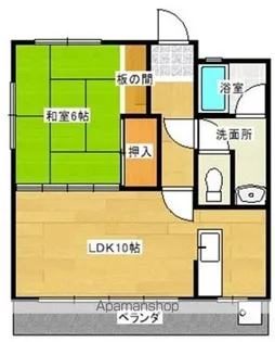シティハウス【2階】の間取り
