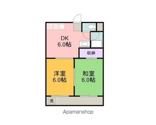 メゾンラスタァ【105号室】の間取り