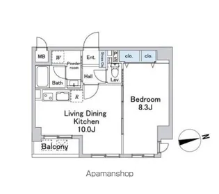 KDXレジデンス桜上水【5階】の間取り