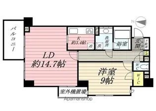 カスタリア高輪【3階】の間取り