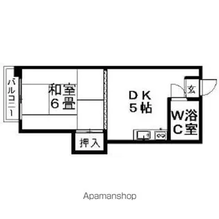 プラザハイツ24【321号室】の間取り