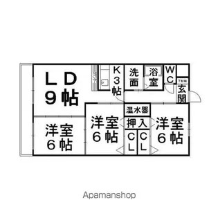 フェイマスKITAMI2番館【4階】の間取り