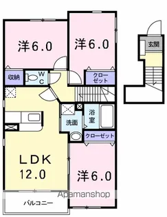 デスパシオⅡ【2階】の間取り