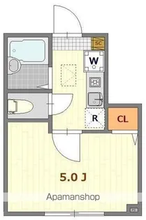 バーミープレイス鷺ノ宮【1階】の間取り