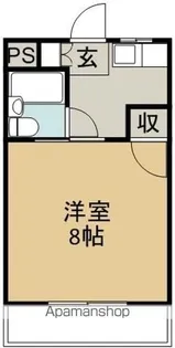 ファーストインK1【3階】の間取り