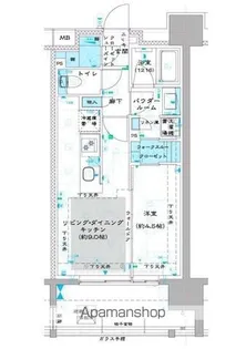 オーパスレジデンス中板橋【6階】の間取り