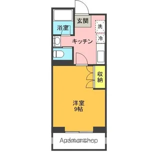 小坂マンション【405号室】の間取り