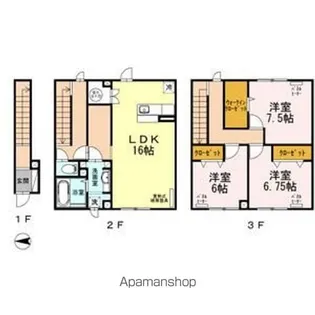 グランシール富士 B【2階】の間取り