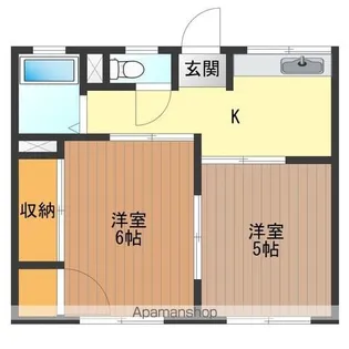 シティハイム第二瑞穂【203号室号室】の間取り
