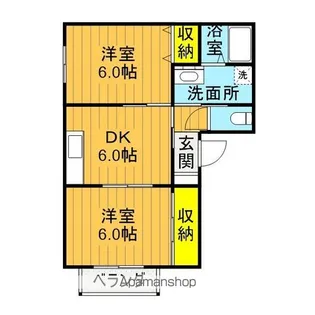 ディアスK&M【101号室】の間取り