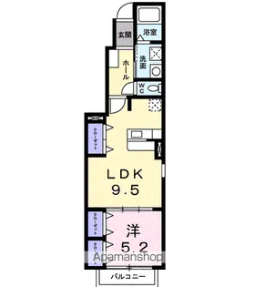 リヴェール【1階】の間取り