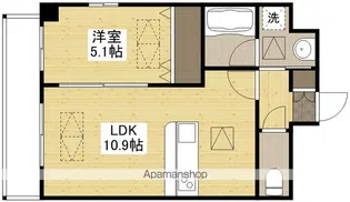 ロータスアネックス【4階】の間取り