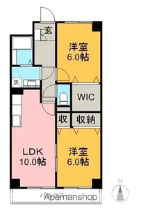 高そねマンション【6階】の間取り
