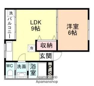 清水ハイツ【301号室】の間取り