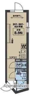 COCOFLAT 阿佐ヶ谷【2階】の間取り