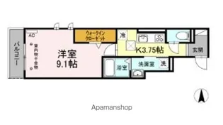 ライム ライト 岐阜【1階】の間取り