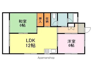 広島県福山市三吉町4丁目【マンション】の間取り