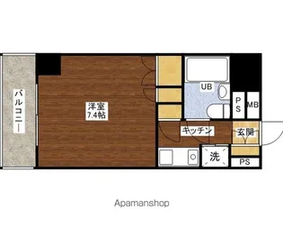 シーアイマンション立教前【6階】の間取り