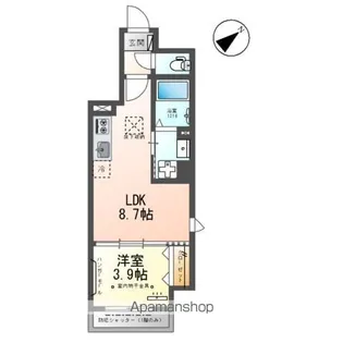 ピーニャ市川【1階】の間取り