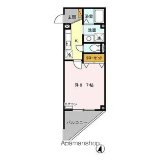 プレシア【3階】の間取り