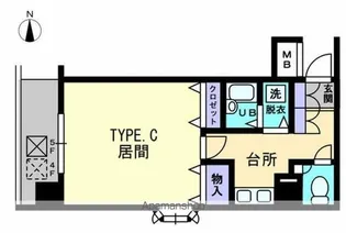 リマーク上之町【6階】の間取り