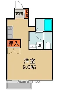 アヴェーレ金下Ⅱ【4階】の間取り