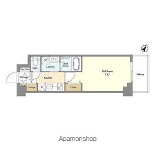 アソシエール大倉山【5階】の間取り