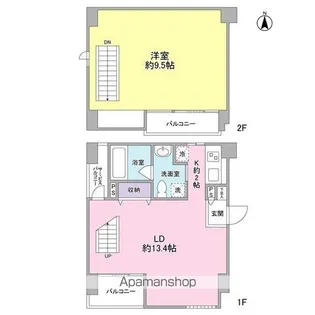 セディア恵比寿【5階】の間取り