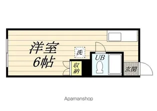 シェルム豊岡【109号室】の間取り