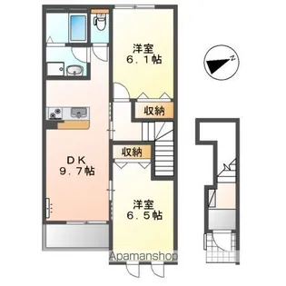 流星【2階】の間取り