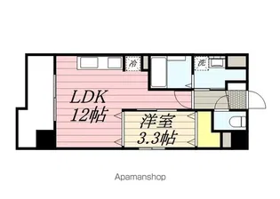レジディア博多東【12階】の間取り