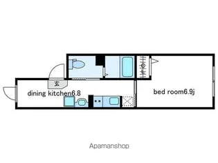 グランデ駒場【4階】の間取り