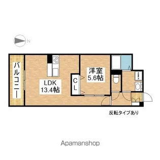 愛知県名古屋市東区筒井1丁目【マンション】の間取り