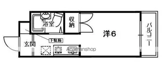 川村ハイツ【1階】の間取り