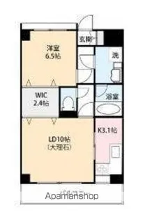 1LDKの間取り画像