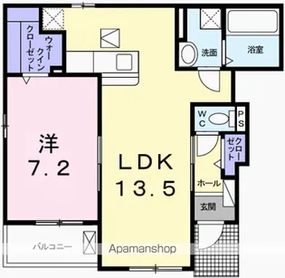 ポーシェガーデン4【101号室】の間取り