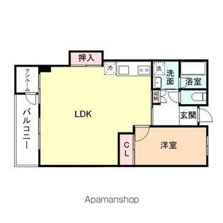 北野ハイツ【2階】の間取り