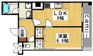 ラ・フォンテ【503号室】の間取り