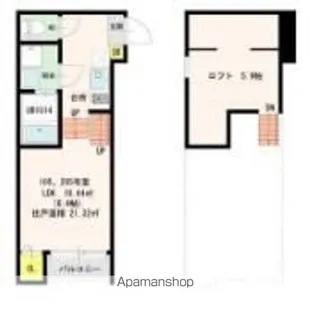 クレール・A・箱崎【1階】の間取り