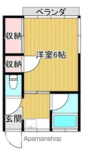 サンエイトハイツ【101号室】の間取り