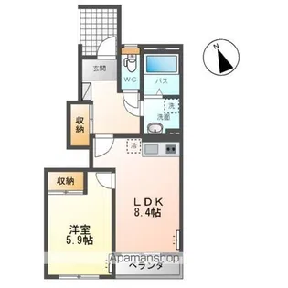 リーフ【1階】の間取り