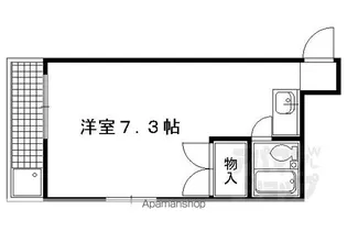 メイコービル【203号室】の間取り