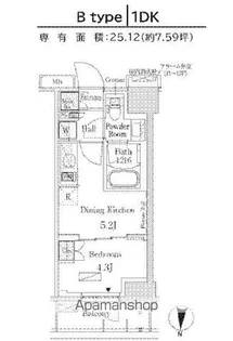 パークアクシス両国スクエア【4階】の間取り