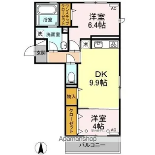 グランド ラピネス【2階】の間取り