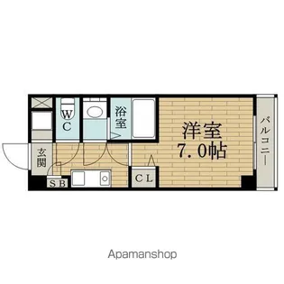 U RESIDENCE新大阪(アルヴィータ新大阪)【6階】の間取り