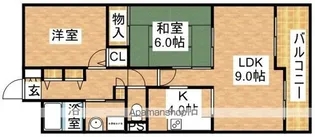 淀川パストラルコート【6階】の間取り